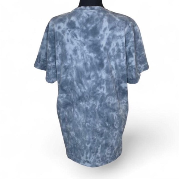 Everlane Men's Short Sleeve Blue Tie-Dye 100% Cotton Tee Sz. XL - Picture 4 of 6